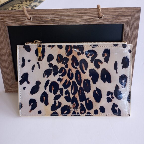 kate spade animal print pouch - Picture 1 of 6